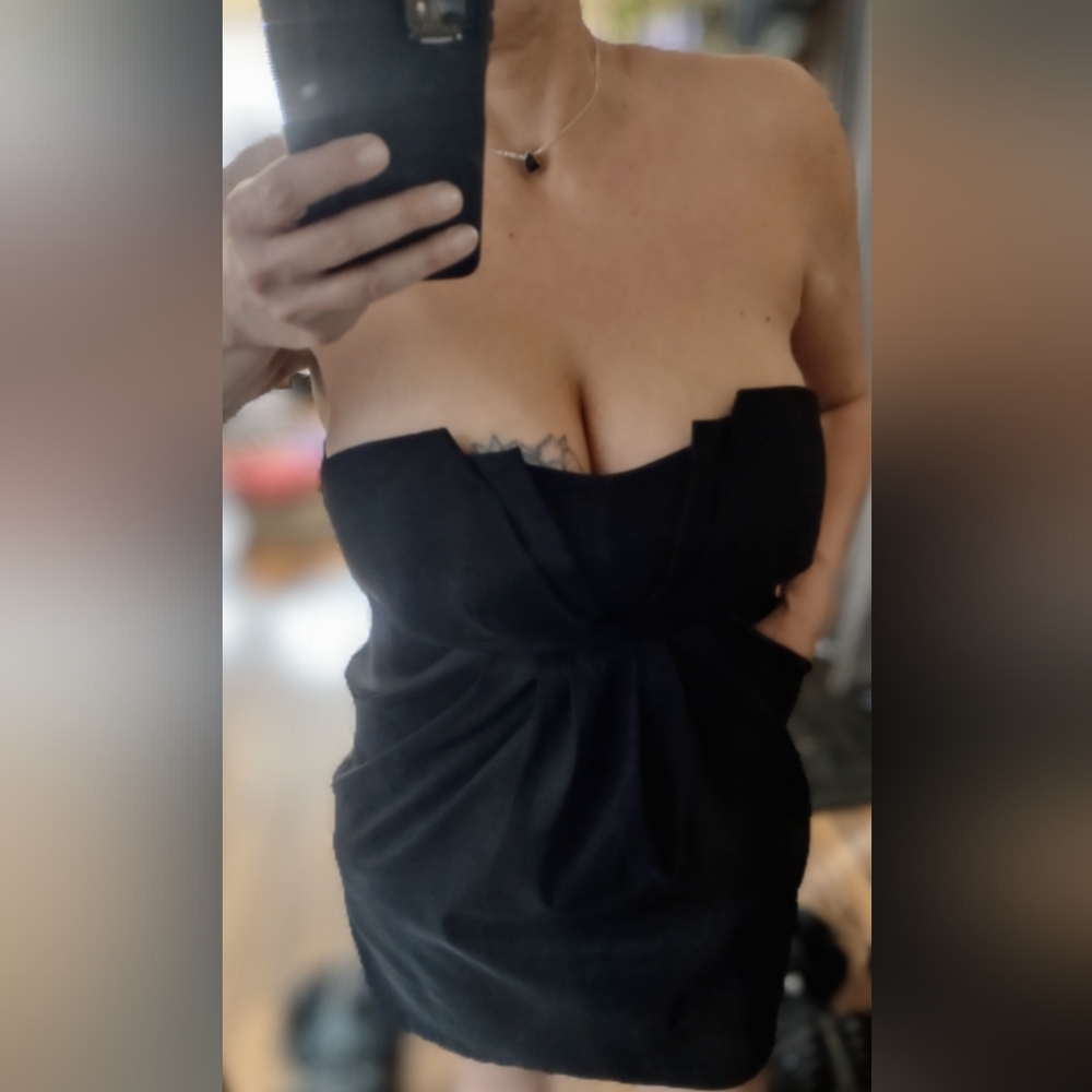 Rubi Rox Wome's Juniors Black Dress Size L